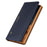 CMAI2 For Samsung Galaxy S22 Ultra 5G Case Drop-proof PU Leather Stand Phone Protector - Blue - 6
