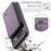 For Google Pixel 8 Cell Phone Phone Case CASEME C22 Leather Back Cover with RFID Blocking Card Slots - Purple - 7