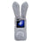 For Samsung Galaxy Z Flip5 5G Cell Phone Case Furry Cute 3D Bunny Ears Soft TPU Protective Shell - Light Grey - 1