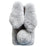 For Samsung Galaxy Z Flip5 5G Cell Phone Case Furry Cute 3D Bunny Ears Soft TPU Protective Shell - Light Grey - 2