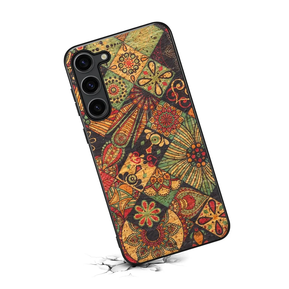 For Samsung Galaxy S24 Floral Series Phone Case Protective Phone Cover - Autumn / Yellow - 3