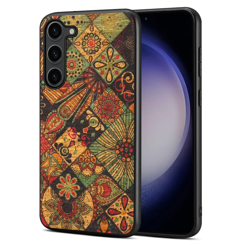 For Samsung Galaxy S24 Floral Series Phone Case Protective Phone Cover - Autumn / Yellow - 4