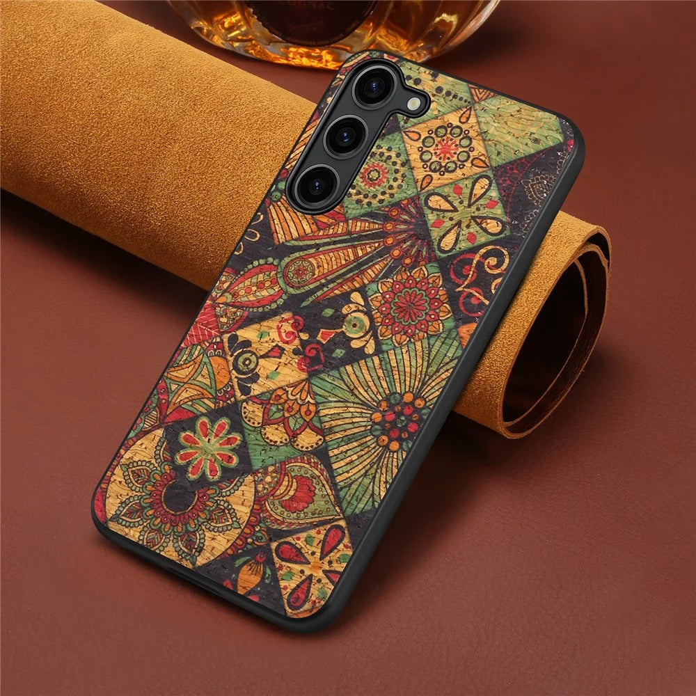 For Samsung Galaxy S24 Floral Series Phone Case Protective Phone Cover - Autumn / Yellow - 5