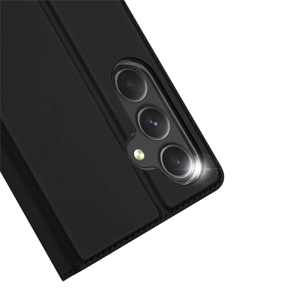 DUX DUCIS Skin Pro Series For Samsung Galaxy A35 5G Case Card Slot Leather Phone Shell - Black - 4