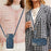 For Samsung Galaxy S21 5G Shockproof Case PU+TPU Card Bag Cell Phone Case with 2 Straps - Blue - 7