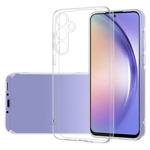 For Samsung Galaxy A35 5G TPU Case Anti-scratch Precise Lens Cutout Phone Back Cover- Transparent - 1
