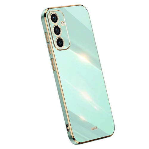 XINLI For Samsung Galaxy A35 5G Phone Case Soft TPU Shockproof Cover - Cyan - 1
