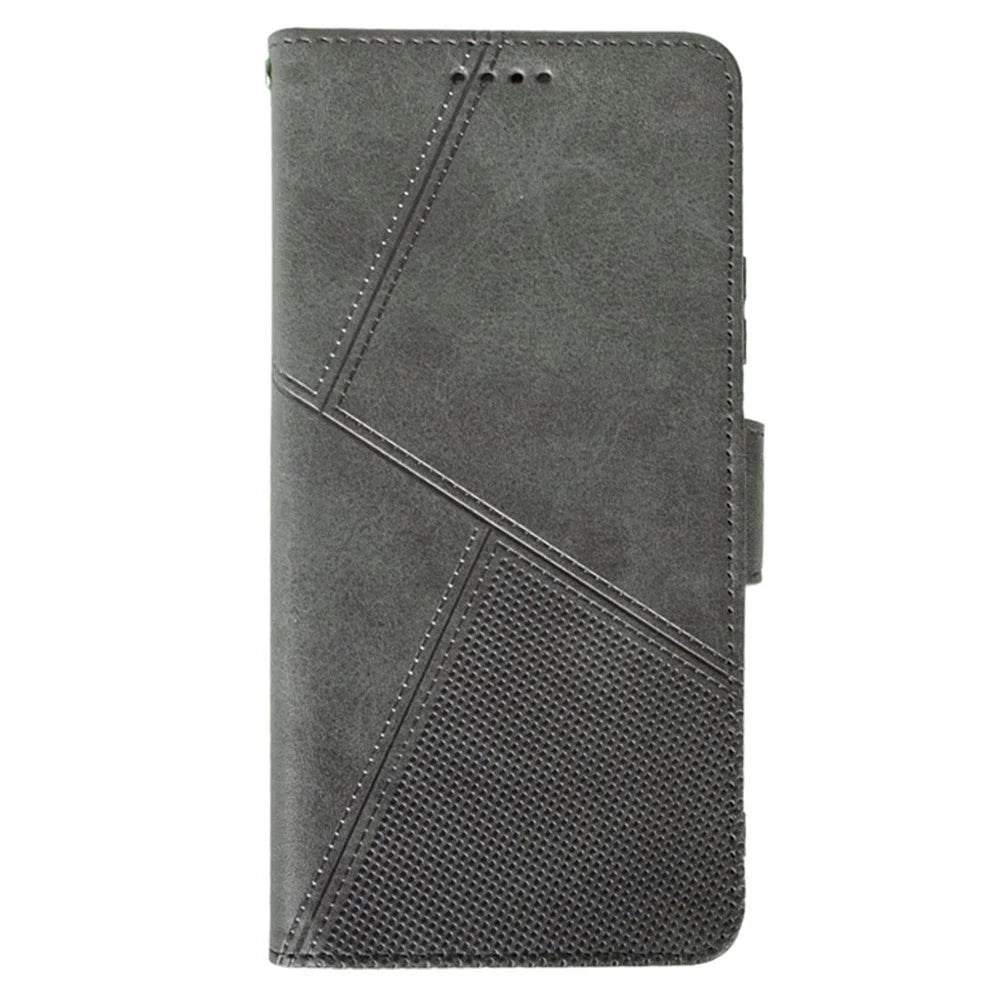 IDEWEI For ZTE Blade V50 Smart Case Calf Texture TPU+PU Leather Phone Wallet Cover - Black - 4