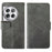 IDEWEI For OnePlus 12 5G Magnetic Case Leather	Calf Texture Shockproof Wallet Phone Cover - Black - 1