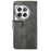 IDEWEI For OnePlus 12 5G Magnetic Case Leather	Calf Texture Shockproof Wallet Phone Cover - Black - 5