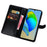 IDEWEI For ZTE Axon 50 Lite Leather Case Phone Cover Wallet Stand - Black - 2