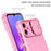For Samsung Galaxy A05 4G Camera Protection Case Impact-Resistant PC+TPU Phone Cover - Pink - 3