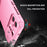 For Samsung Galaxy A05 4G Camera Protection Case Impact-Resistant PC+TPU Phone Cover - Pink - 4