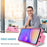 For Samsung Galaxy A05 4G Camera Protection Case Impact-Resistant PC+TPU Phone Cover - Pink - 5