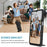For Samsung Galaxy A15 5G Phone Case Slide Lens Protection Kickstand - Black - 6