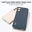 ABEEL For Samsung Galaxy S24 Phone Case Protective Shock Absorption Genuine Cow Leather Cover - Blue - 3