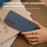 ABEEL For Samsung Galaxy S24 Phone Case Protective Shock Absorption Genuine Cow Leather Cover - Blue - 5