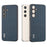 ABEEL For Samsung Galaxy S24 Phone Case Protective Shock Absorption Genuine Cow Leather Cover - Blue - 6