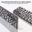 ABEEL For Samsung Galaxy S24 Case Leather Coated PC+TPU Leopard Pattern Phone Cover - Silver - 4