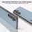 ABEEL For Samsung Galaxy S24 Case Genuine Cow Leather Litchi Texture Cover - Baby Blue - 4