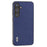 ABEEL For Samsung Galaxy S24+ Case with Litchi Texture Genuine Cow Leather Back Cover  - Blue - 1