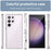 For Samsung Galaxy S24 Ultra Transparent Case Cover Electroplating Buttons (Big Rear Lens Hole) - 2