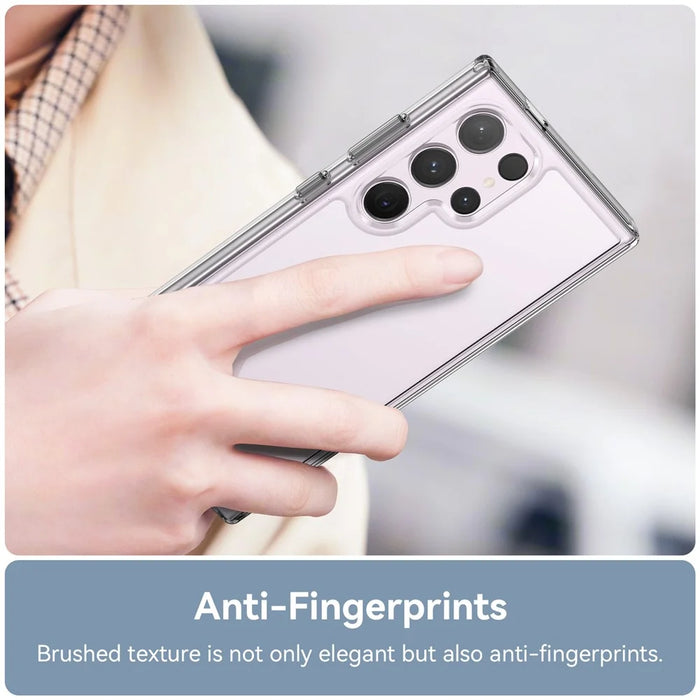 For Samsung Galaxy S24 Ultra Transparent Case Cover Electroplating Buttons (Big Rear Lens Hole) - 5