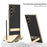 GKK For Samsung Galaxy S24 Ultra Phone Case Kickstand Electroplating Leather Back Cover - Black - 2