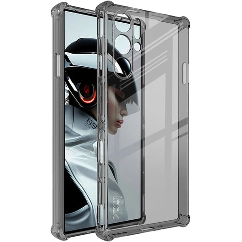 IMAK For ZTE nubia Red Magic 9 Pro 5G / 9 Pro+ 5G / 9S Pro 5G / 9S Pro+ 5G  TPU Case Anti-Drop Clear Phone Cover  - Transparent Black - 1