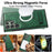 For Samsung Galaxy S22 Ultra 5G Magnetic Case Kickstand Leather Phone Back Cover  - Brown - 3