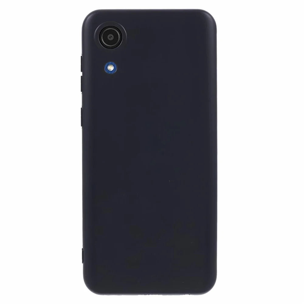 For Samsung Galaxy A03 Core TPU Case Precise Cutouts Camera Protection Phone Cover - Black - 1