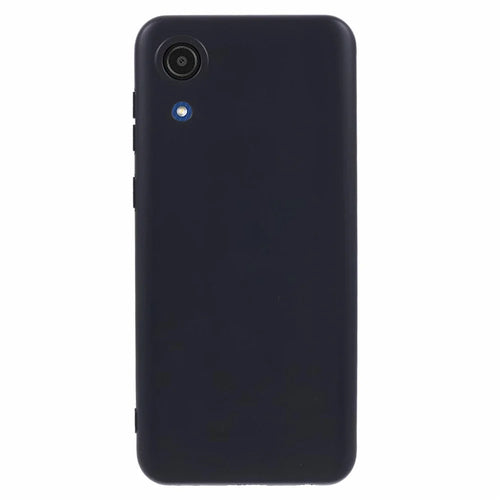 For Samsung Galaxy A03 Core TPU Case Precise Cutouts Camera Protection Phone Cover - Black - 1