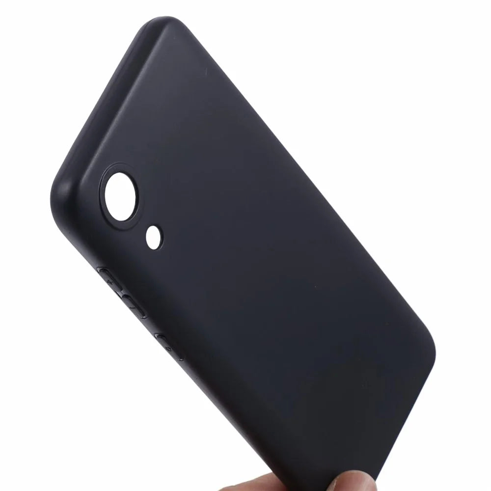 For Samsung Galaxy A03 Core TPU Case Precise Cutouts Camera Protection Phone Cover - Black - 6