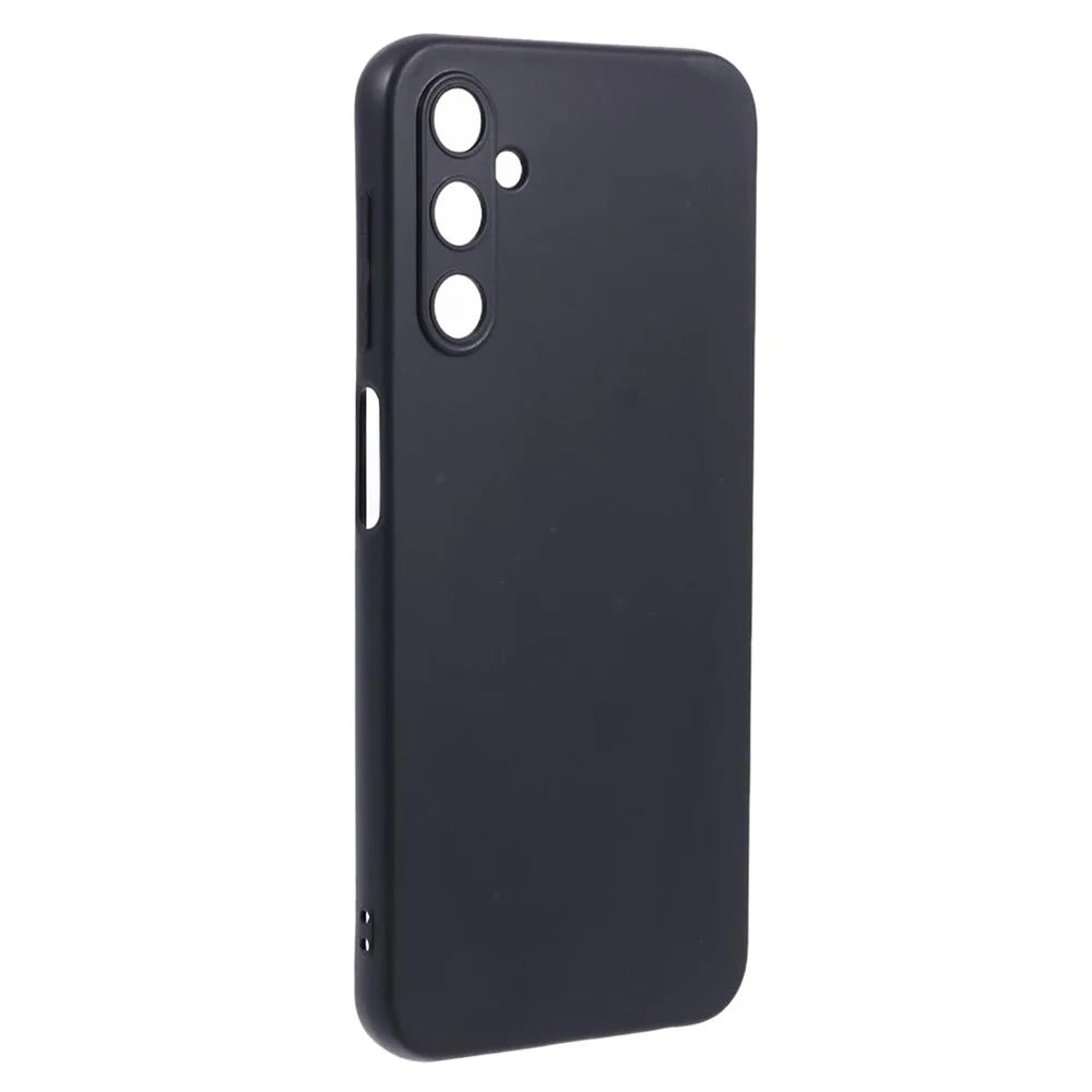 For Samsung Galaxy A24 4G (162.1 x 77.6 x 8.3mm) Cell Phone Case Soft TPU Black Glossy Cover with Precise Lens Cutout - 3