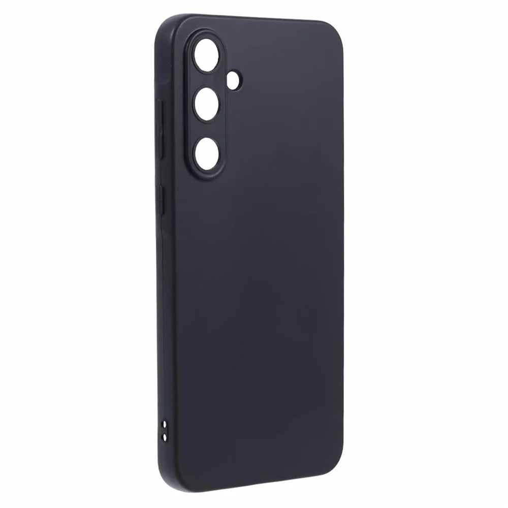 For Samsung Galaxy A55 5G Case Precise Cutouts Anti-scratch TPU Protective Back Cover - Black - 3