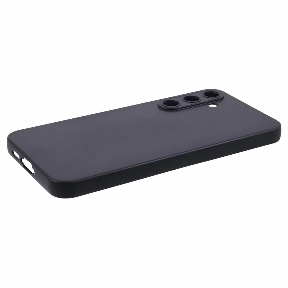 For Samsung Galaxy A55 5G Case Precise Cutouts Anti-scratch TPU Protective Back Cover - Black - 4