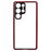 For Samsung Galaxy S23 Ultra Anti Peeping Case Tempered Glass Magnetic Adsorption Metal Frame Phone Cover - Red - 2