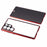 For Samsung Galaxy S23 Ultra Anti Peeping Case Tempered Glass Magnetic Adsorption Metal Frame Phone Cover - Red - 5