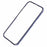For iPhone 14 Magnetic Adsorption Phone Case Double Sided Tempered Glass Cover Full Coverage - Blue - 7