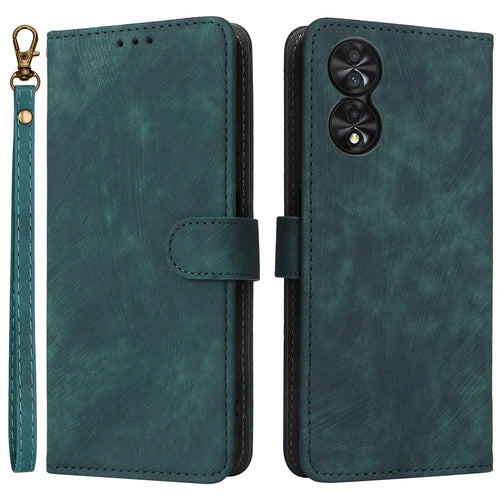 For TCL 40 Nxtpaper 4G Stand Folio Phone Case with RFID Blocking 3 Card Slot - Green - 1