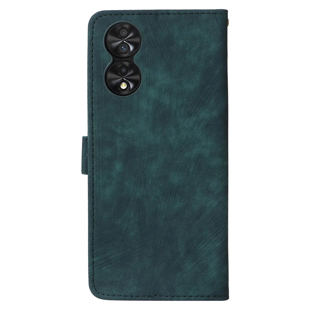 For TCL 40 Nxtpaper 4G Stand Folio Phone Case with RFID Blocking 3 Card Slot - Green - 7