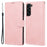 For Samsung Galaxy S24 Classic Dreamy Leather Phone Case Wallet Stand - Pink - 1