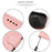 For Samsung Galaxy S24 Classic Dreamy Leather Phone Case Wallet Stand - Pink - 6