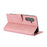 For Samsung Galaxy A35 5G Fantasy Leather Wallet Cover Phone Stand Case - Pink - 4