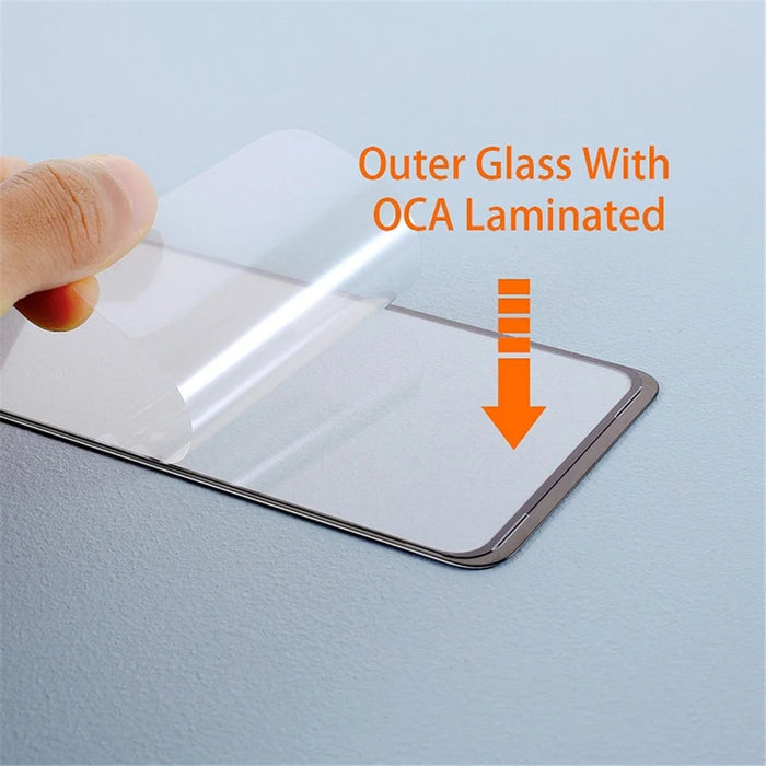 For vivo X100 5G Front Screen Glass Lens + OCA Adhesive Replacement Parts (without Logo) - 6