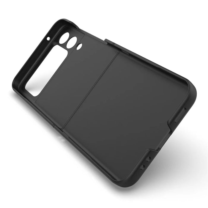 For Samsung Galaxy Z Flip4 5G Phone Case Hard PC Drop Protection Back Cover - Black - 4