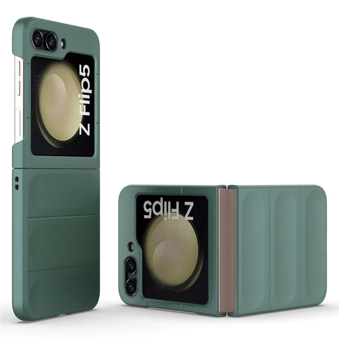 For Samsung Galaxy Z Flip5 5G Case Shockproof Rugged Phone Cover - Green - 3