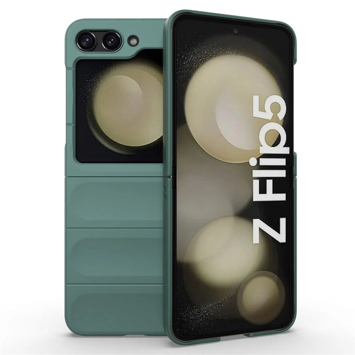 For Samsung Galaxy Z Flip5 5G Case Shockproof Rugged Phone Cover - Green - 6