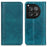 For OnePlus 12 5G Phone Cover Litchi Texture Magnetic Split Leather Wallet Case - Green - 1