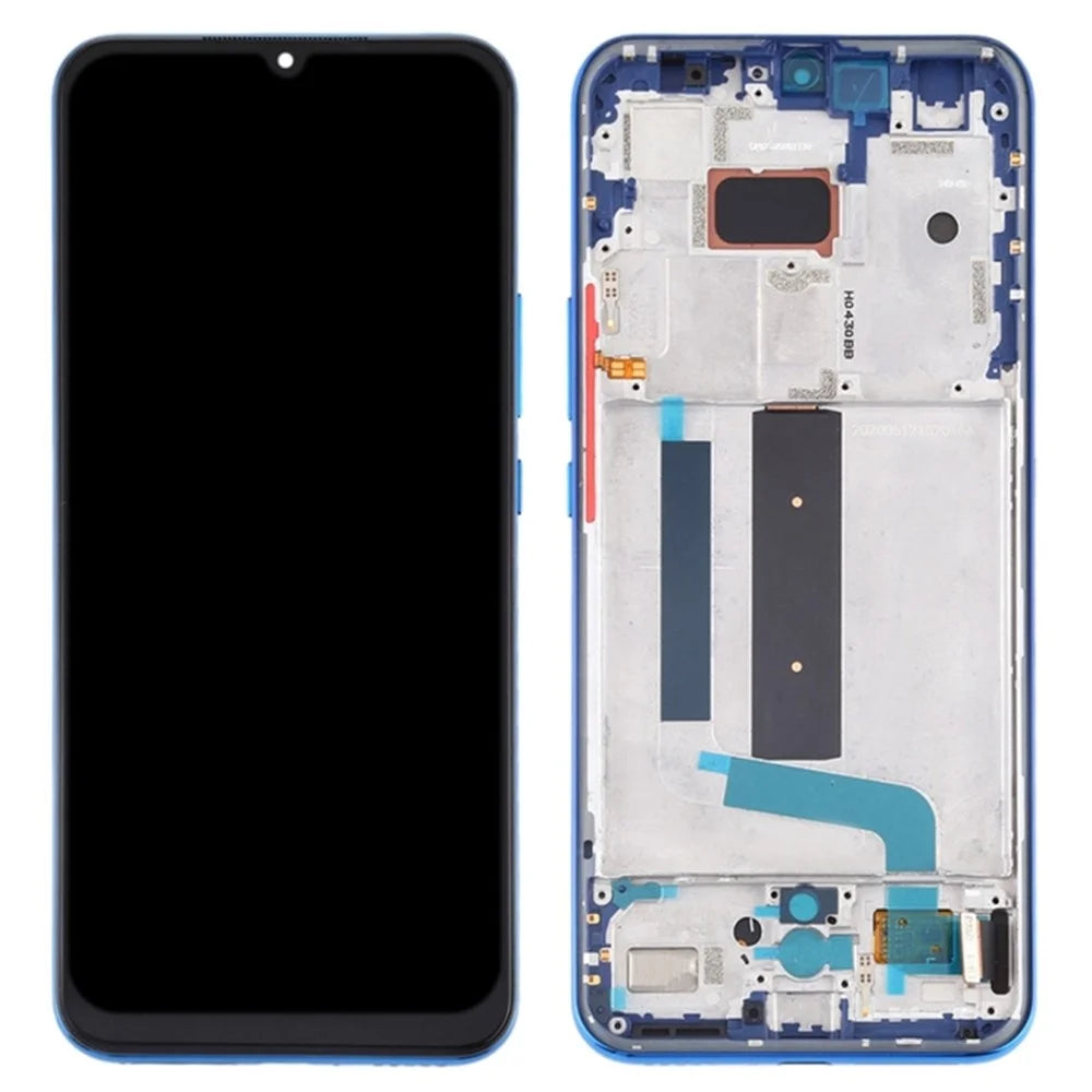 For Xiaomi Mi 10 Lite 5G Grade C LCD Screen and Digitizer Assembly + Frame Replacement Part (TFT Technology) (without Logo) - Blue - 1